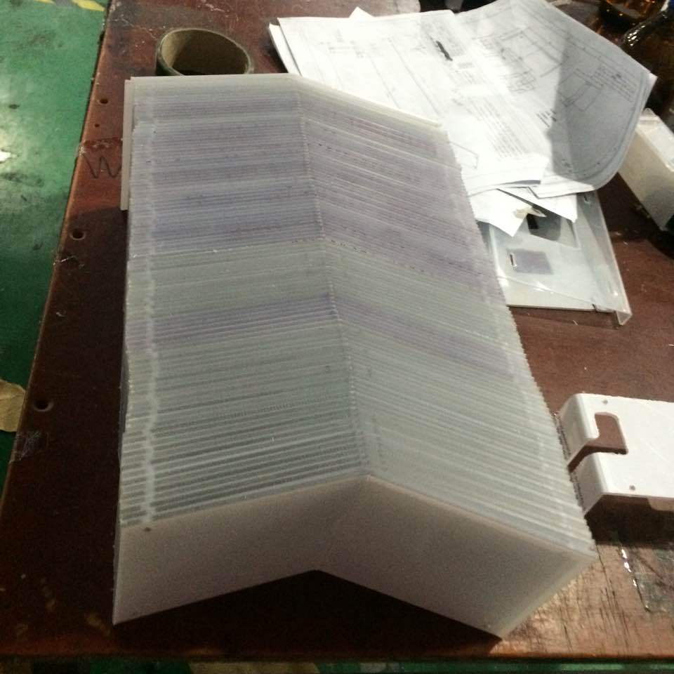 PC板折弯成型PC塑料外墙印刷pc热弯厂家加工耐高温耐力板透明板