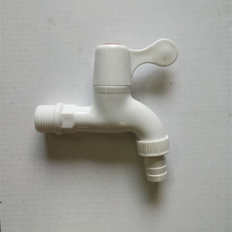 Ball core plastic washing machine faucet joint plastic environmental protection plastic faucet rental room PVC faucet