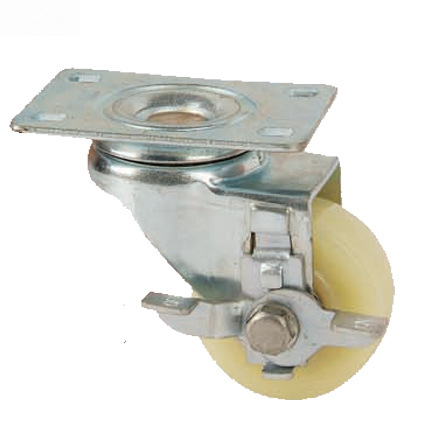 批发多规格带刹车工业脚轮 尼龙轮医疗机电物流设备万向推车脚轮