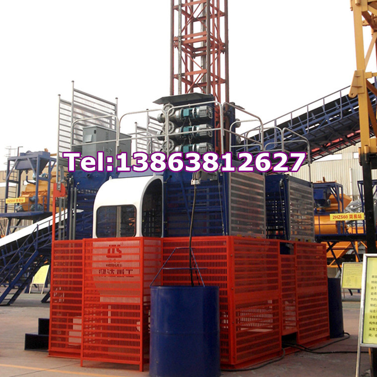 出口施工升降机1吨单笼1吨SC电梯户外重型