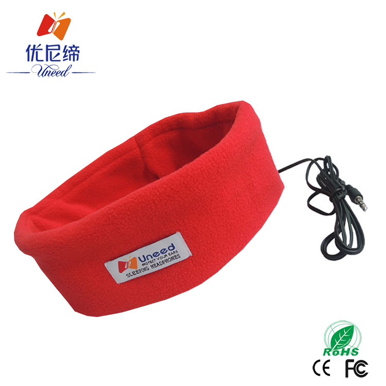 Deportes creativos diadema sombreado máscara de ojos auriculares de peluche dormir auriculares diadema dormir Auriculares auriculares diadema