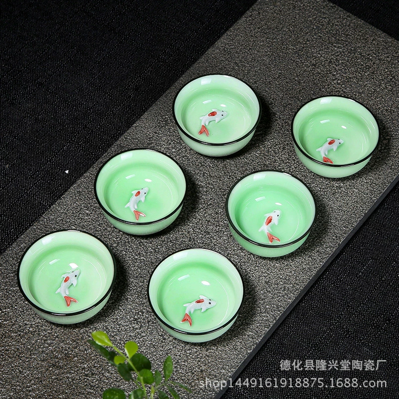 Ceramic colorful candle, tea set, tea cup, Birthday gift