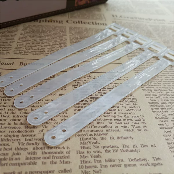 Luggage tag lanyard transparent lanyard luggage tag with luggage tag PE strap transparent strap