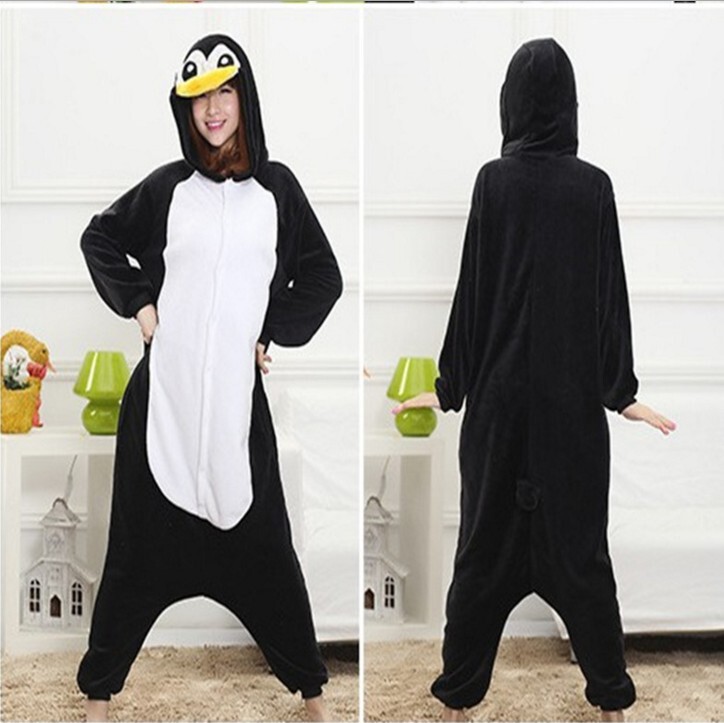 Purple dragon penguin wholesale autumn and winter children's cartoon bee conjoined pajamas flannel for men and women animal home clothes black cat Purple dragon penguin wholesale autumn and winter children's cartoon bee conjoined pajamas flannel for men and women animal home clothes black cat