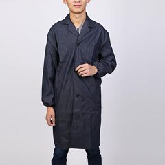 Denim work clothes blue coat breeding factory processing coat warehouse logistics handling clothes labor protection coat work clothes