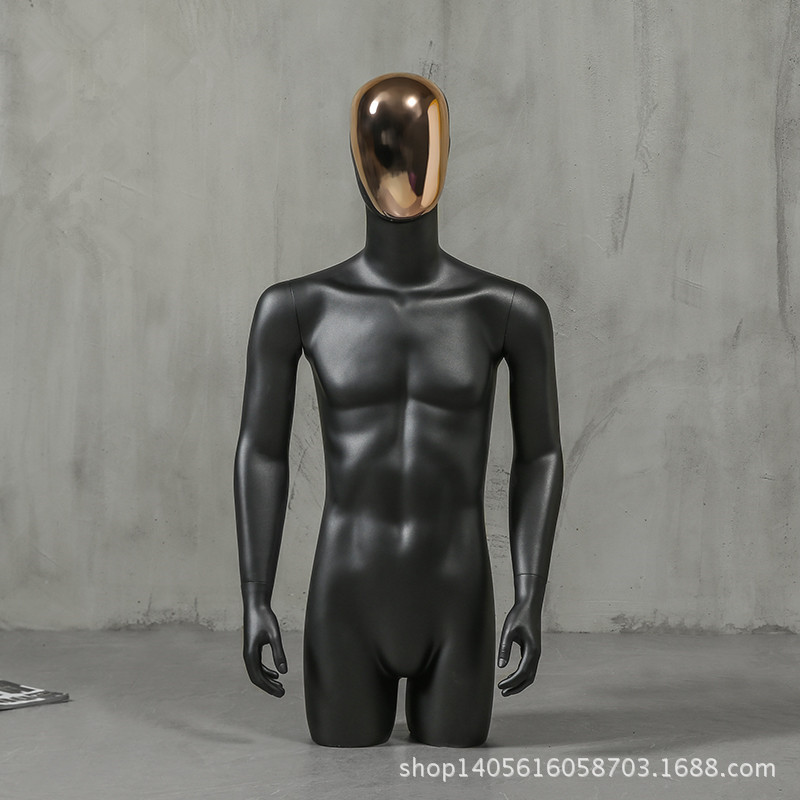 Maniquí Masculino de Cuerpo Completo de Fibra de Vidrio Galvanizado para Tienda de Ropa