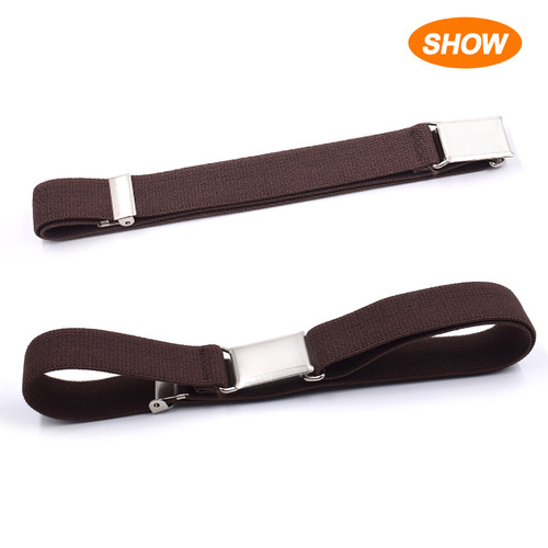 Cross-border supply children's belt unisex adjustable elastic waistband for kids single-color pants belt in stock