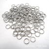 Stainless Steel Open Circle closed mouth ring connection circle 0 circle connection ring DIY jewelry accessories manufacturer wholesale