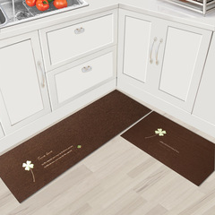 Kitchen mat long strip anti-slip water-absorbent machine washable glue-free self-adhesive rug Entrance hall doormat