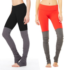 Goddess yoga pants threaded leggings leggings fitness pants dance quick-drying slimming spring and autumn sports pants women's trousers