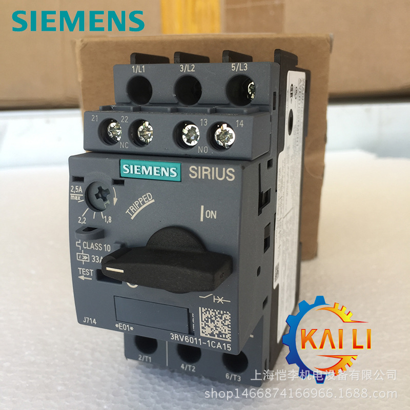 3RV6311-0EC10西门子电动机保护断路器0.4A原装现货