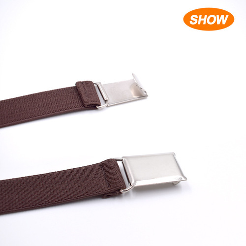Cross-border supply children's belt unisex adjustable elastic waistband for kids single-color pants belt in stock
