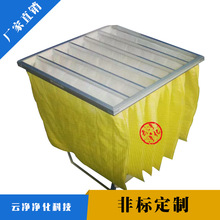 铝合金初中效过滤器 495*295*500板式空气过滤器无纺布过滤袋