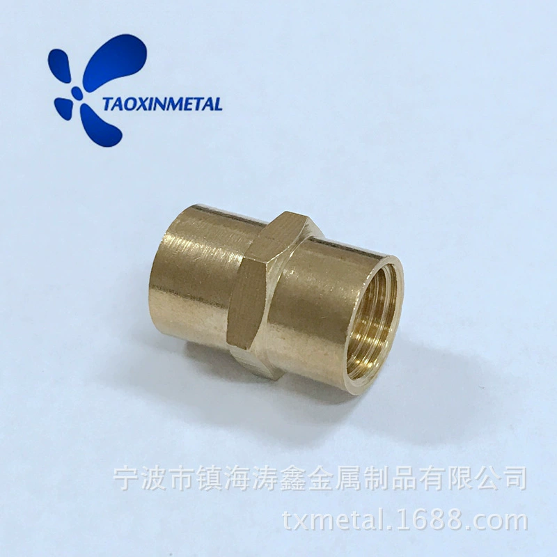 Pneumatic tool supporting brass 1/4npt dual -head thread connector 2 points internal tooth air moving joints