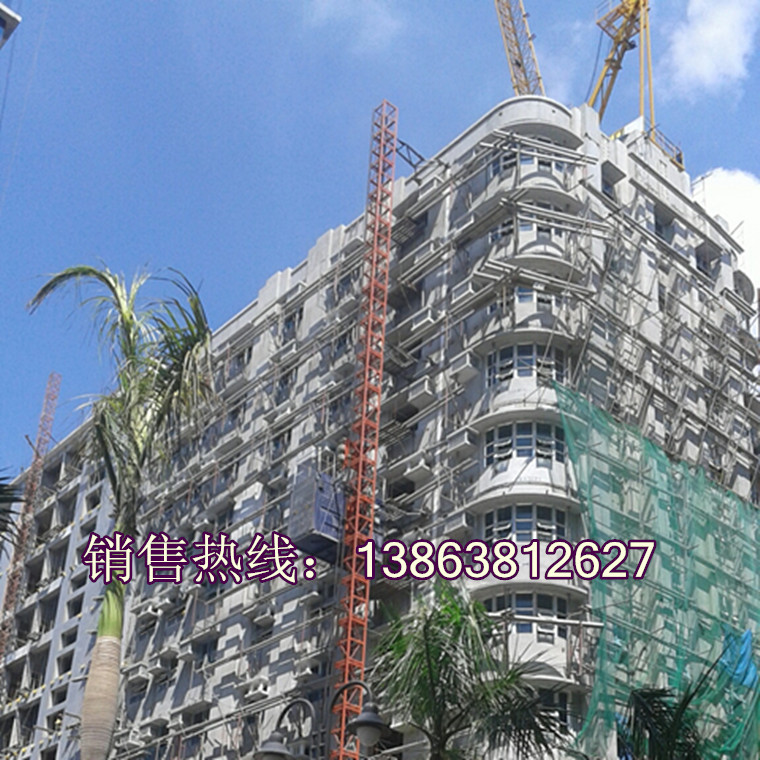 鸿达SC100型二传动施工升降机 客货两用施工升降机 单笼电梯 1吨