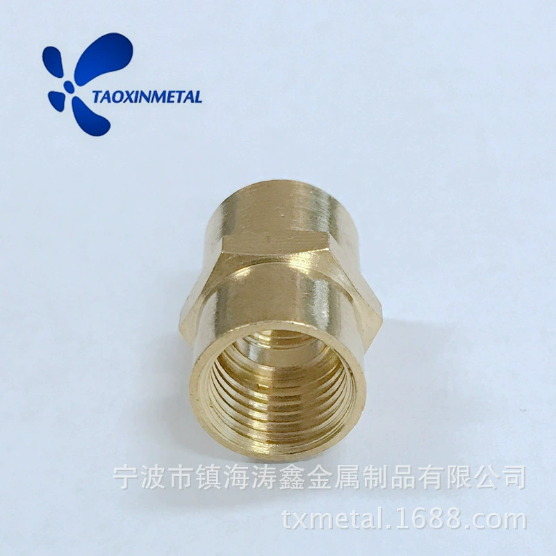 Pneumatic tool supporting brass 1/4npt dual -head thread connector 2 points internal tooth air moving joints