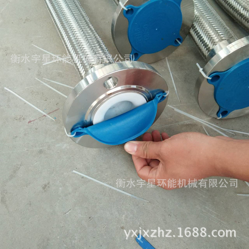 化工厂用DN65内衬四氟金属软管油壬金属软管内衬四氟管