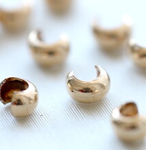 14k����ɫ3.2 4 5 6mm ���°��� ��朶�λ����β�� ��β�ۊA��