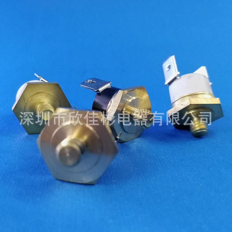 螺纹温控器 KSD301 六角铜头