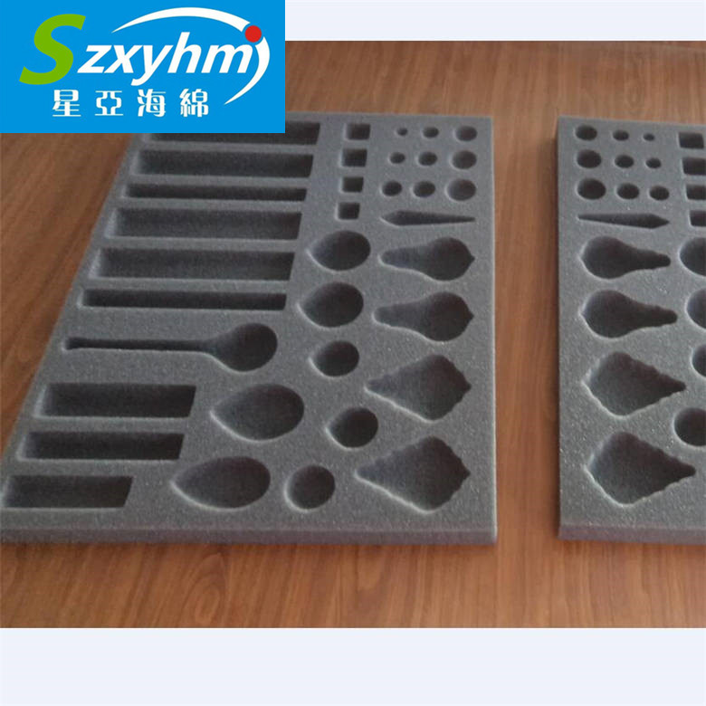 灰色优质海绵EVA泡棉 EVA泡棉条玩具内衬 可定 制各类规格