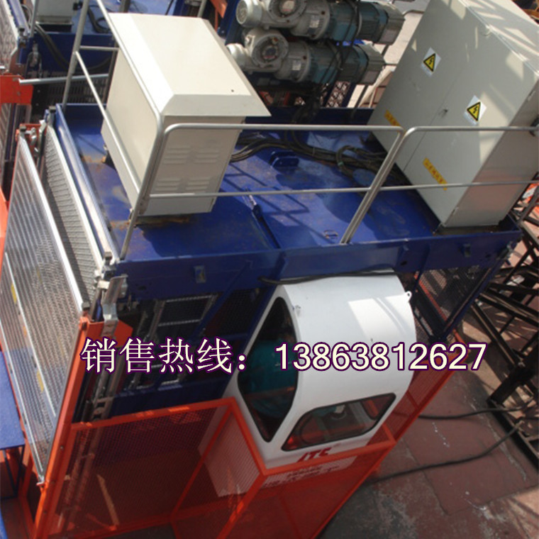 满洲里口岸交货施工升降机，1吨单笼升降机，1吨升降机,物料提升