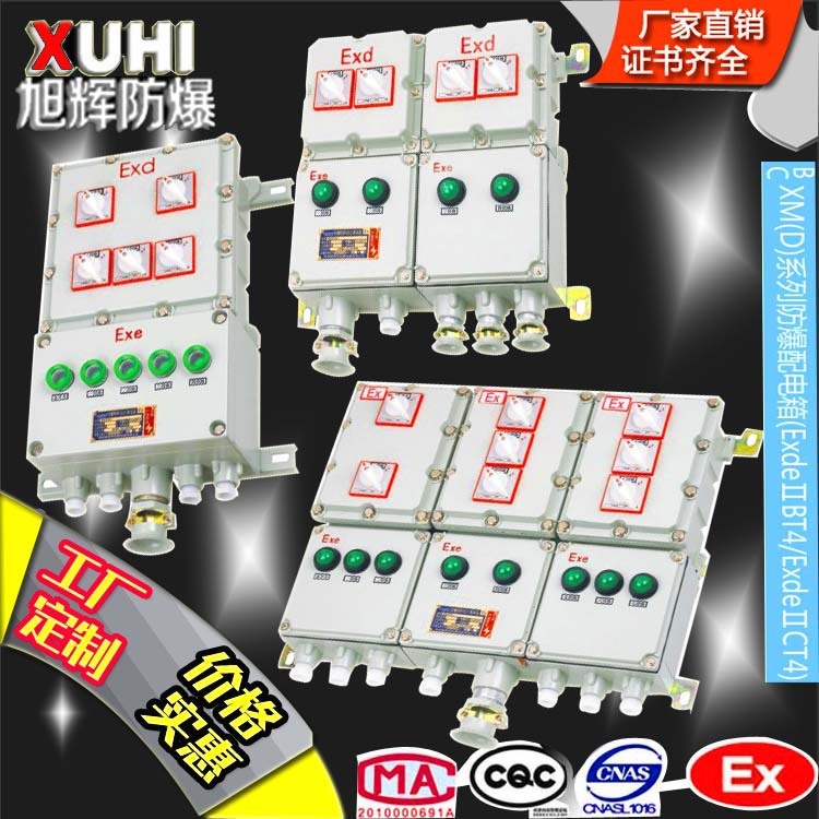 厂家旭辉BXM(D)系列防爆配电箱动力配电箱防腐防爆电路控制箱