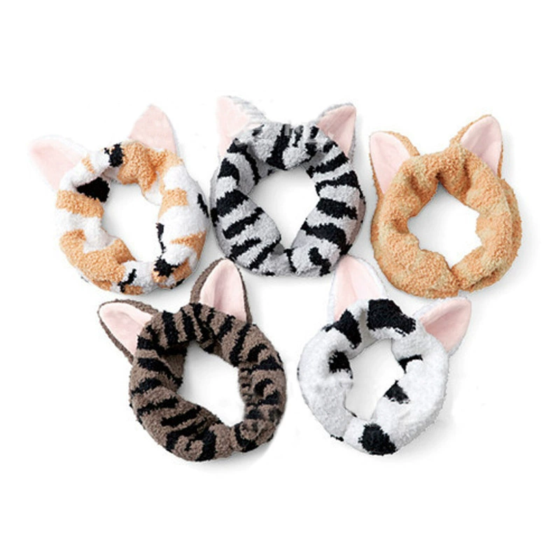 Японские кошачьи ушки для волос Lin Yun в том же стиле для мытья лица макияж оголовье набор милая продажа группа производителей поставка