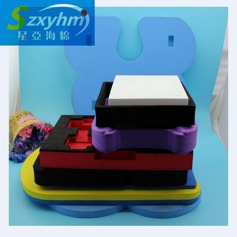 生产海绵内衬 礼品盒海绵内托 精美钓鱼设备包装海绵内托