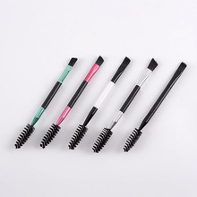 厂家直销多色双头两用睫毛卷眉刷高中档美容工具化妆套装量大优惠