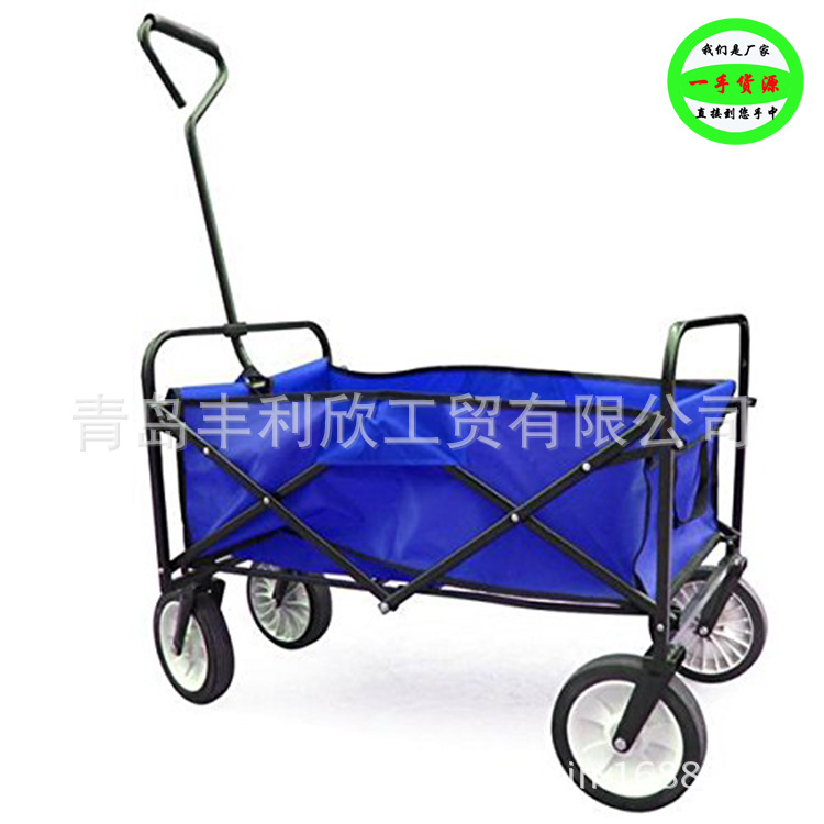 四轮宠物载重超市钓鱼折叠便携户外手推拉杆爬楼野营拖车