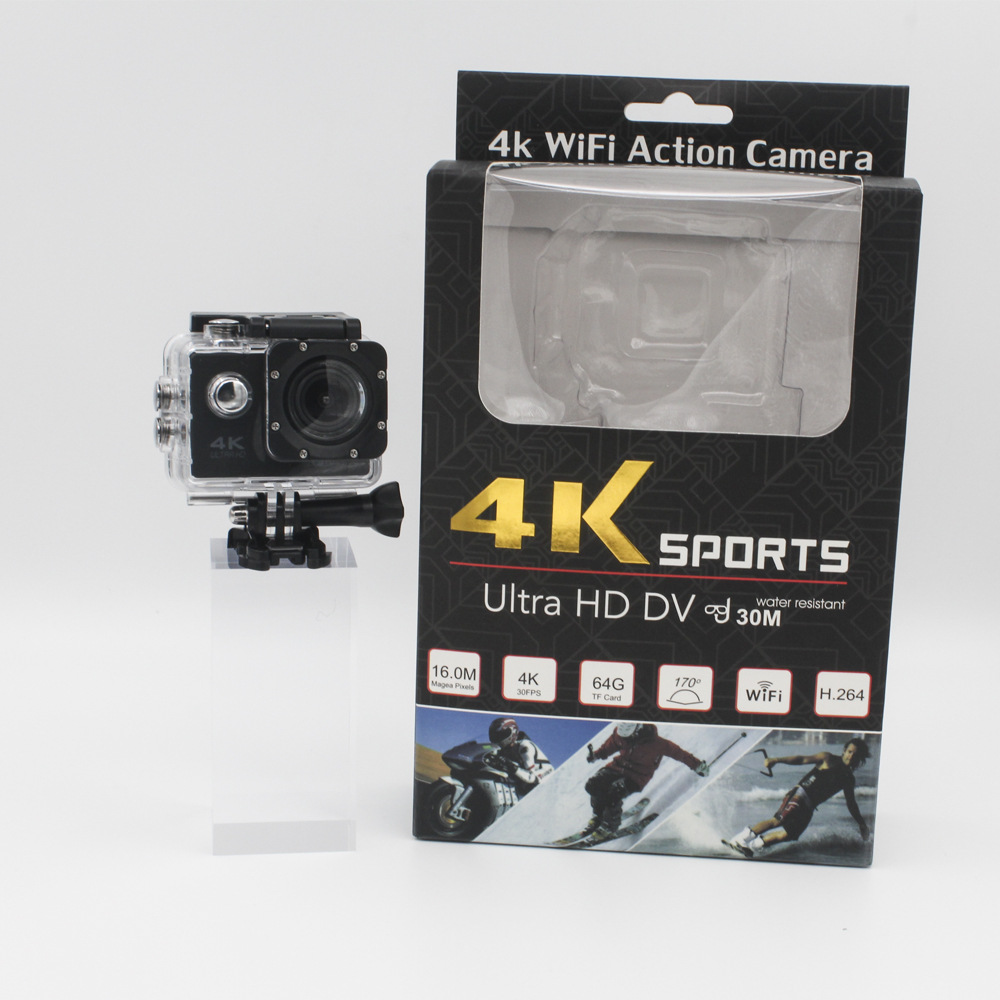 Deportes al aire libre Cámara 4K WiFi deportes DV HD impermeable buceo deportes Cámara de Acción