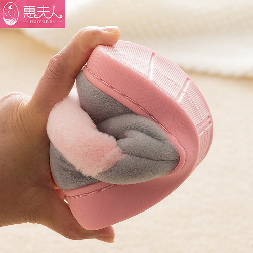 New Children's Cotton Slippers for Autumn and Winter with Heel Cover, Indoor Warming Slippers for Boys and Girls, Cute Cartoon Home Slippers for Winter