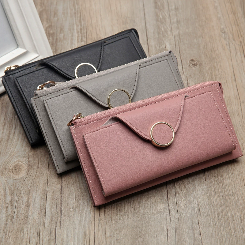Длинный кошелек, свежая универсальная маленькая clutch сумка, корейский стиль, оптом