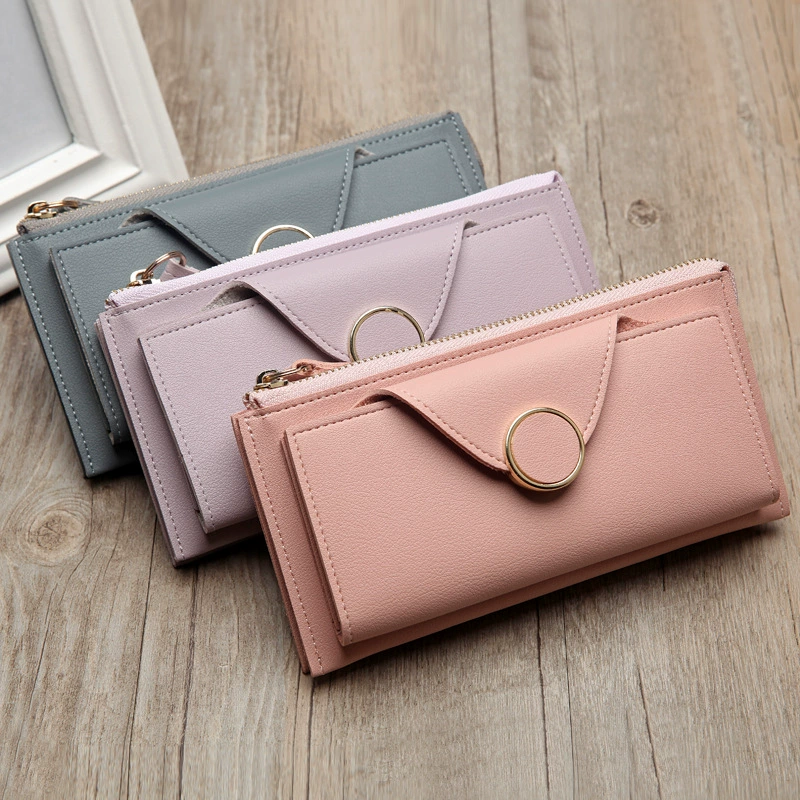 Длинный кошелек, свежая универсальная маленькая clutch сумка, корейский стиль, оптом