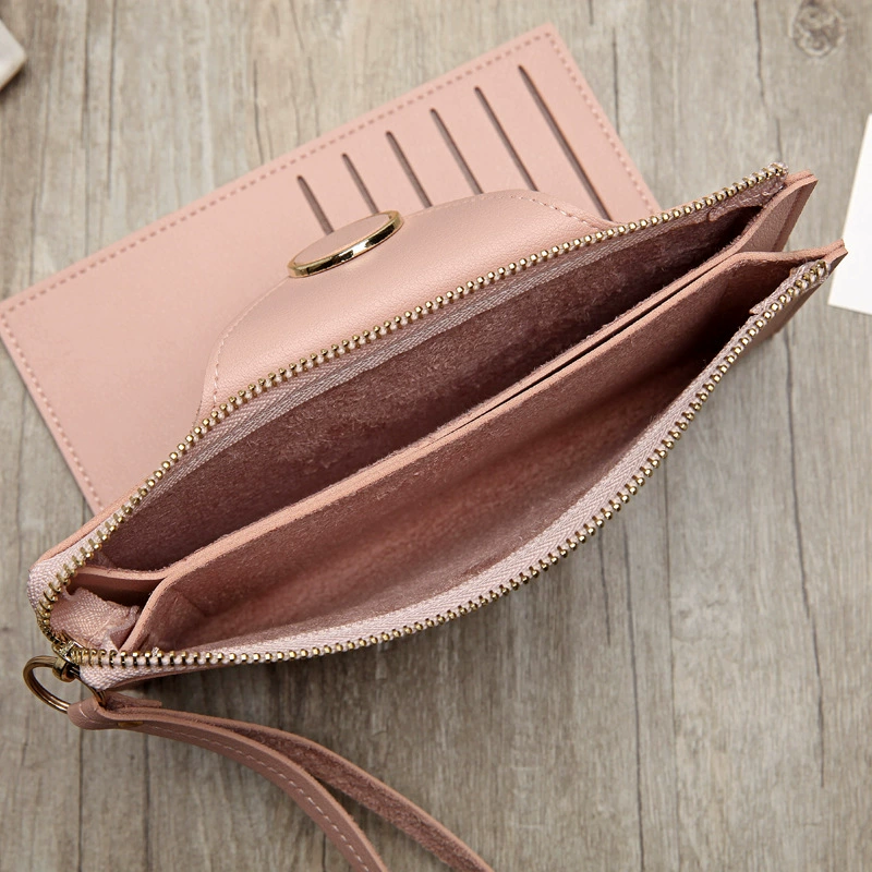 Длинный кошелек, свежая универсальная маленькая clutch сумка, корейский стиль, оптом