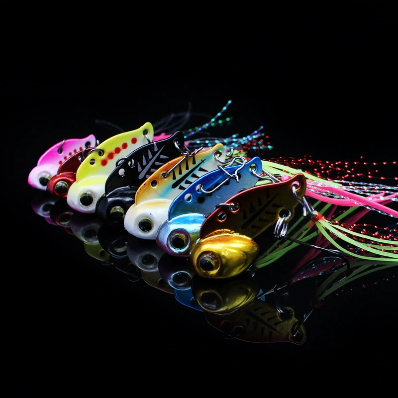 威和 Sports Luya Bait Mini Metal Vib3g/6g Submerged Sequins Flicker Horse Mouth White Fish Bad Wholesale