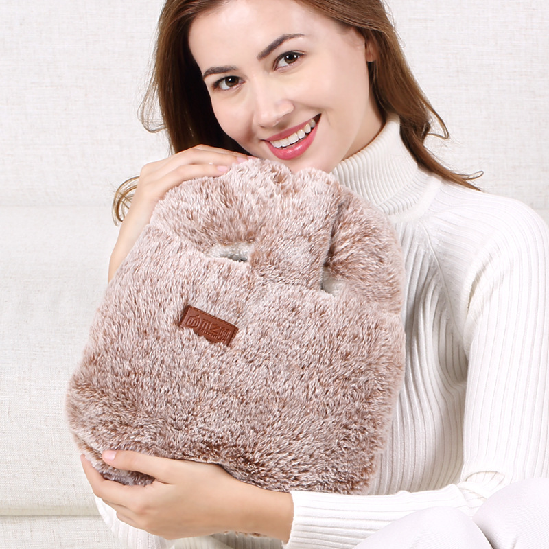 Calentador de pies bolsa de agua caliente recargable zapatos de calefacción eléctrica enchufable para mujer zapatos calientes Calefacción de oficina calentador de pies calefacción eléctrica calentador de pies image 5