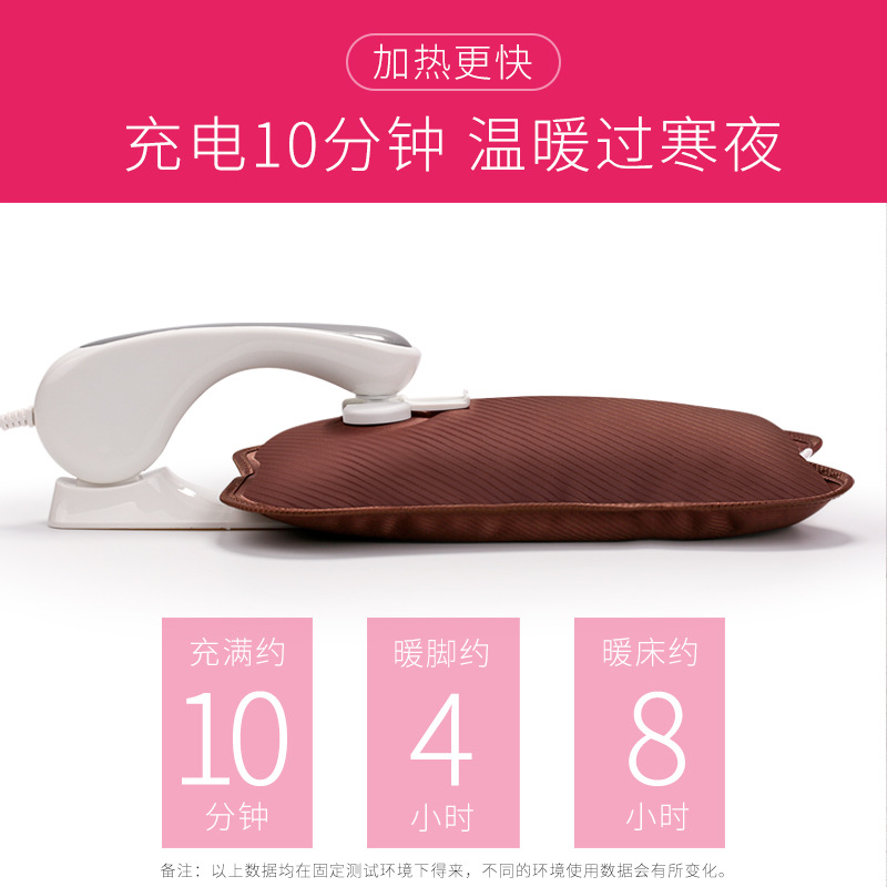 Calentador de pies bolsa de agua caliente recargable zapatos de calefacción eléctrica enchufable para mujer zapatos calientes Calefacción de oficina calentador de pies calefacción eléctrica calentador de pies image 6
