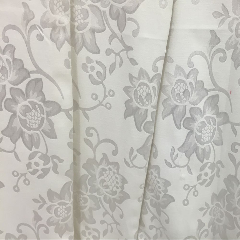 现货供应金帛提花 纬弹提花 数码印花 旗袍布料向日葵纹提花棉