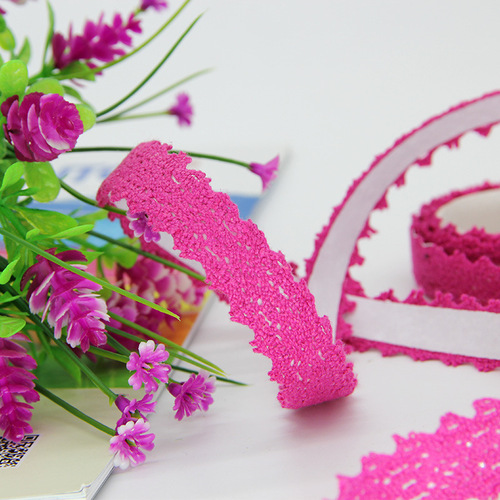 Manufacturer hot selling fabric lace cotton double-sided tape photo frame photo wall ornaments decoration DIY handmade