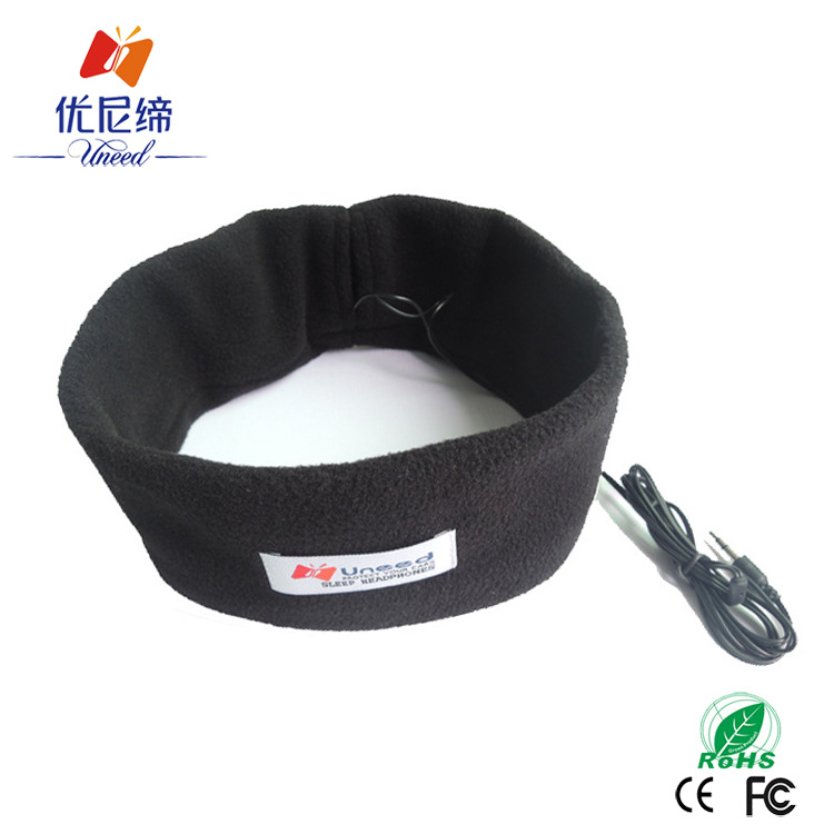 Deportes creativos diadema sombreado máscara de ojos auriculares de peluche dormir auriculares diadema dormir Auriculares auriculares diadema