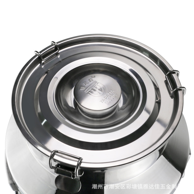 Ya Da Jia fábrica 304 Acero inoxidable frasco sellado barril de vino barril de transporte de leche barril de aceite de maní comestible