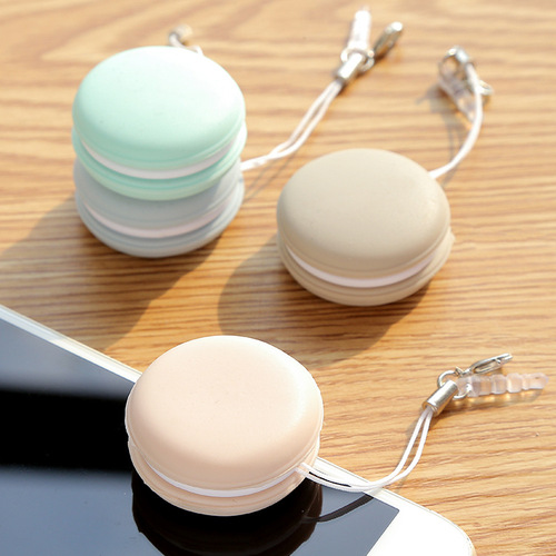 Macaron mobile phone screen wiper, glasses lens lens wiper, deerskin cloth, screen cleaning tool hanging