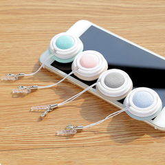 Macaron mobile phone screen wiper, glasses lens lens wiper, deerskin cloth, screen cleaning tool hanging