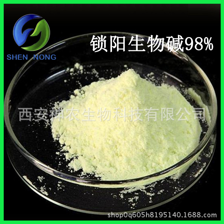 锁阳生物碱98%  锁阳提取物 HPLC检测 100g/袋 厂家现货包邮