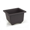 Purple sand PP Plastic Flower Pot imitated purple sand, polysmal pot tray, another polymerine square long square