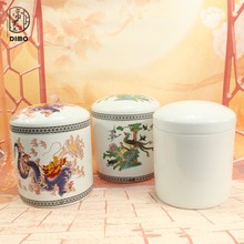 批发景德镇陶瓷骨灰坛 大号直口迁坟罐 殡仪馆专用骨灰盒厂家直销