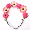 Realistic headband solar-powered suitable for photo sessions, children's props, hair accessory, roses, sunflower