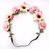 Realistic headband solar-powered suitable for photo sessions, children's props, hair accessory, roses, sunflower