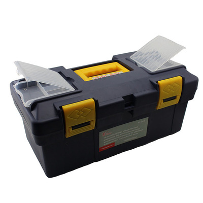hold-all Plastic toolbox Portable toolbox 18 Hardware Tools Plastic Suitcase